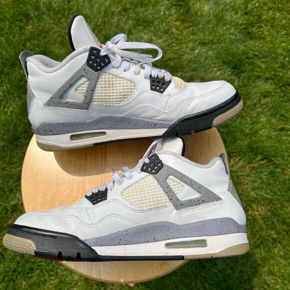 Nike Air Jordan 4 Retro White Cement 2012 Men\'s Shoes - Size 9.5 main image 8